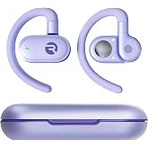Raycon Fitness Open Ear Earbuds &ndash; Open Ear Headphones, Earbuds Wireless Bluetooth, Running Headphones, Sweat &amp; Water-Resistant Earphones, 40 Hours Battery Life (Purple)