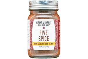 Burlap & Barrel Five Spice – Warm, Slightly Spicy, Aromatic Vietnamese Five Spice – As Seen on Shark Tank - Kitchen Gift for Cooks - 1.8oz Glass Jar