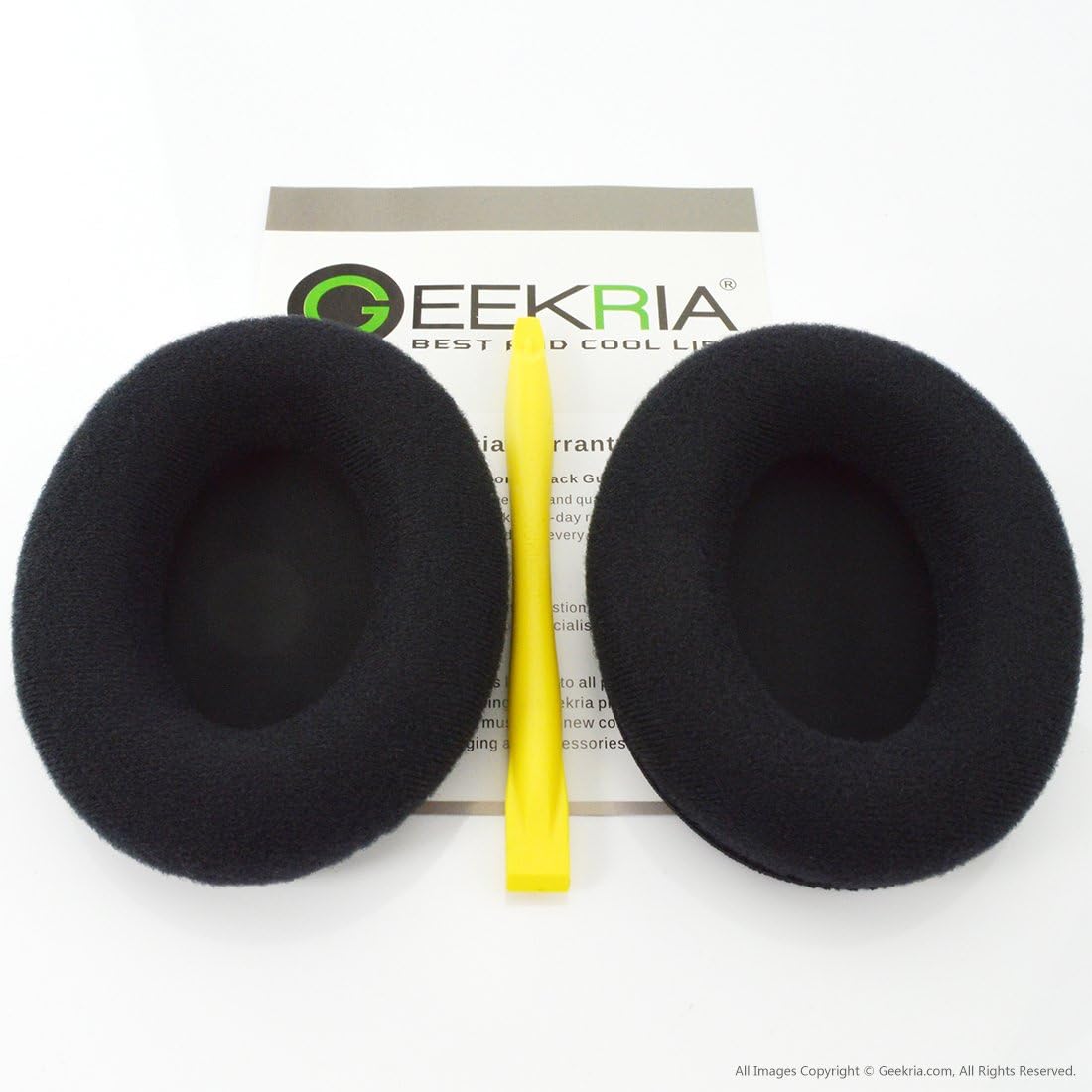 Geekria Comfort Velour Replacement Ear Pads for Sennheiser HD418, HD419, HD428, HD429, HD439, HD438, HD448 - Image 4