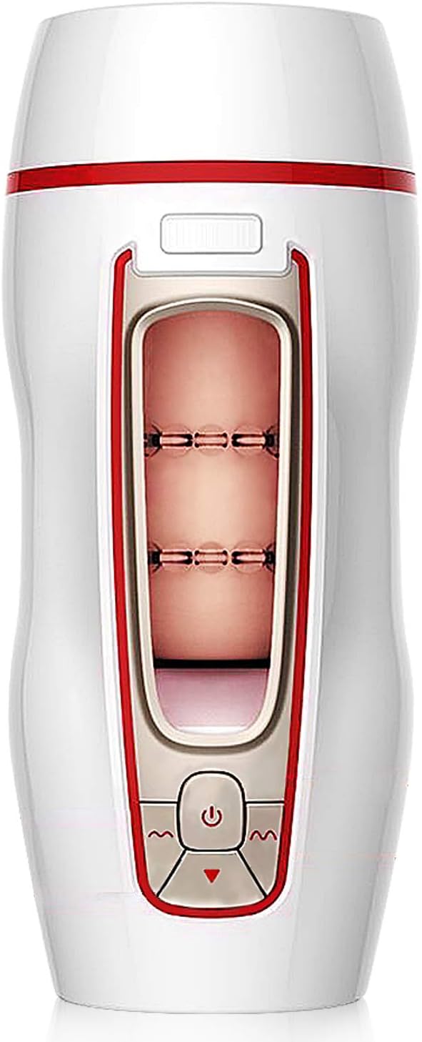 Automatic Piston Cup Electronic Rotating Massage Cup Sexy Underwear for Men Pocket Puss-ey Stroker, USB Charging Pussy Male Strong Auto Sucking Vibration Toys for Men Wonderful Gifts