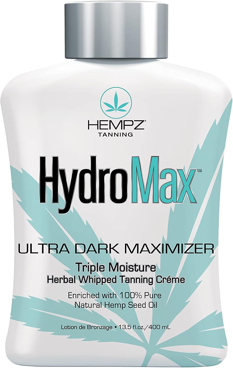 HEMPZ Hydro Max Ultra Dark Maximizer Tanning Lotion 13.5 oz