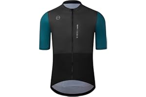 GCRFL Cycling Jersey Men Shorts Sleeves Road Bike Jersey Bicycle Tops Shirt, Zipper Pocket UPF 50+ Lightweight PRO Race Fit