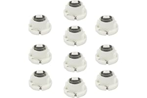 WLJH 10x Green T4.2 Neo Wedge Led 3030 Chipest 10mm Base Car Instrument Cluster Dashboard Gauge Bulb HVAC AC Heater Climate Control Lamps Switch Indication Interior Light Replacement