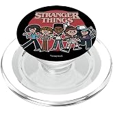 Stranger Things Group Shot Cartoons PopSockets PopGrip for MagSafe