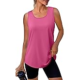 WIHOLL Workout Tops for Women Summer Athletic Tank Tops Sleeveless Shirts Beach Lightweight Gym Clothes