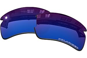 OOWLIT Replacement Lenses Compatible with Oakley Flak 2.0 XL OO9188 Sunglass Sapphire Polarized
