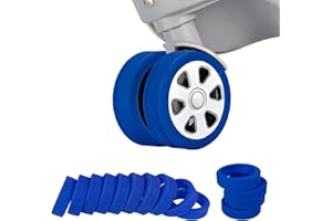 Ridegeek Luggage Wheel Covers for Suitcase,14 Pack Luggage Wheel Protector Covers for most 8-spinner Wheels Carry on Luggage