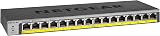 NETGEAR GS116PP 16-Port PoE Gigabit Switch Unmanaged 183W Desktop Wall Rack