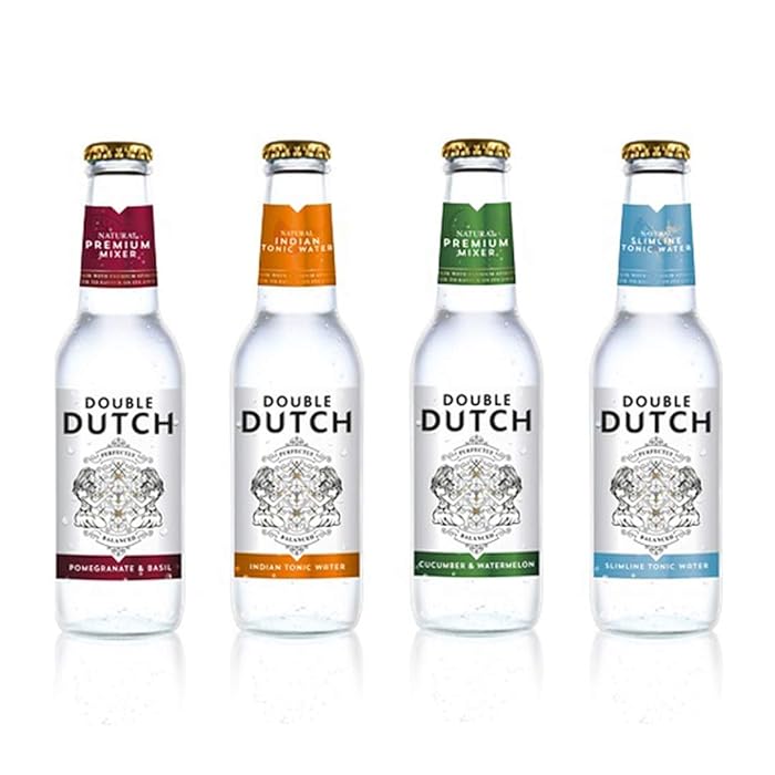 Buy Double Dutch Premium Mixed Tonic Water 12 Pack (Pomegranate & Basil