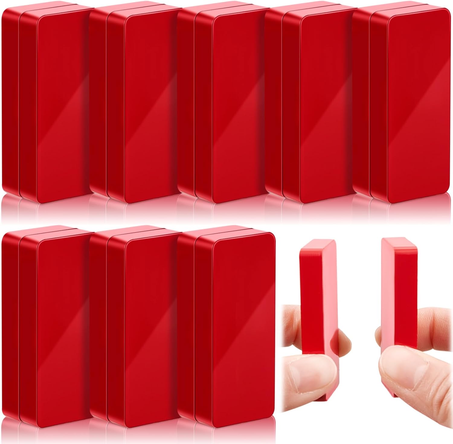 Outdoor Curtains - Copkim 16 Pcs Flag Weights Garden Flag Weights Waterproof Magnetic Flag Weights Outdoor Curtain Weights Flag Weights for Bottom of Flag for Stopping Flag Tangles Heavy Duty Works Outdoor to Stop Wind