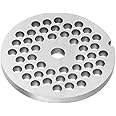 Wifehelper Meat Grinder Crusher Mincer Plate Disc Knife 5/7mm Hole Professional Replacement Part for Noodles Grinding Machine Alloy Material(5mm)