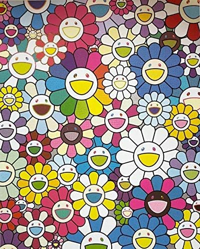 ultimate poster Takashi MURAKAMI Flowers Reprint 12x18 inch Rolled