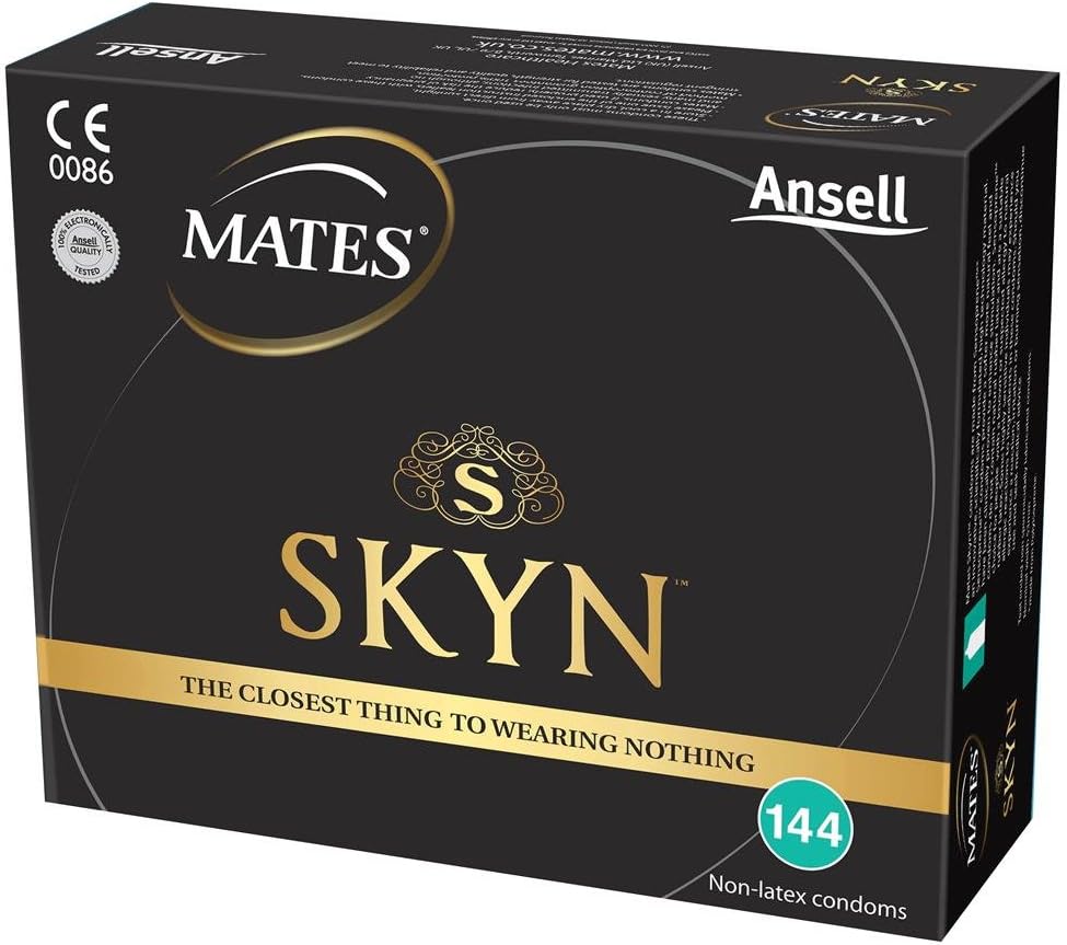 Mates Skyn Condones originales sin látex- Pack de 144: Amazon.es: Salud y cuidado personal