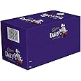Cadbury Dairy Milk Chocolate Bar, 12 grams (Pack of 56) - India
