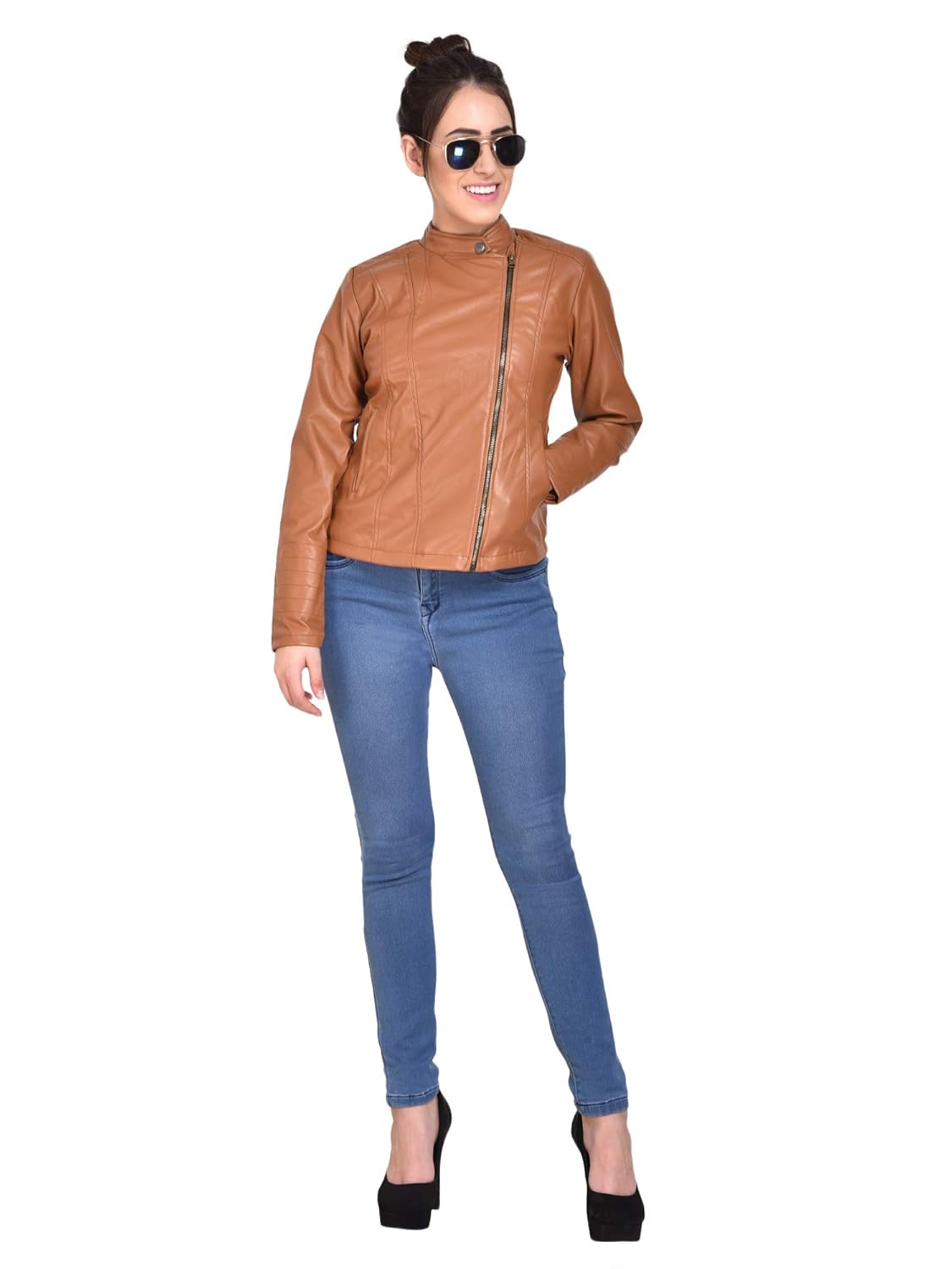 ad & av womens fullsleeve jacket 902_womens_jket_hd_blue_aa