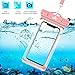 Universal Waterproof Case, Lansen Waterproof Phone Pouch Dry Bag Compatible with iPhone Xs/XR/XS Max/8/7/7 Plus/6S/6/6S Plus, Samsung Galaxy S9/S9 Plus/S8/S8 Plus/Note 8 6 5 4,HTC-[2 Pack]