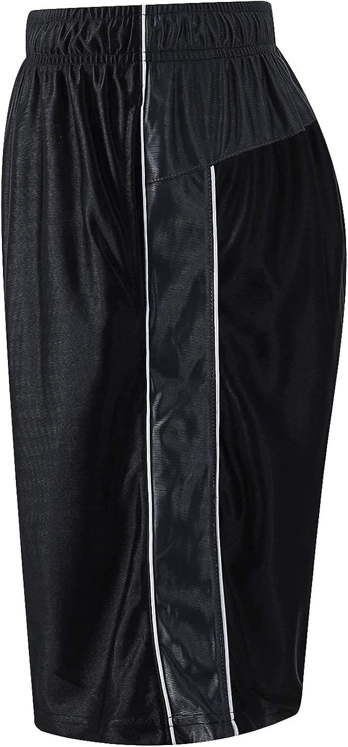 PTSports Men's 11'' Cool Basketball Shorts with Pockets Long Gym Athletic Shorts Running Quick-Dry Drawstring: Clothing