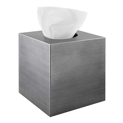 Luxspire Resin Tissue Holder Modern Square Paper Facial Tissue