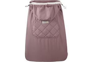 BEBEAR Bebamour Universal Hoodie All Season Carrier Cover for Baby Carrier (Light Pink)