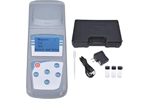 Portable Turbidity Meter Kit,Handheld Digital Turbidity Meter Portable Turbidimeter with Carrying Case for Swimming Pool Labo