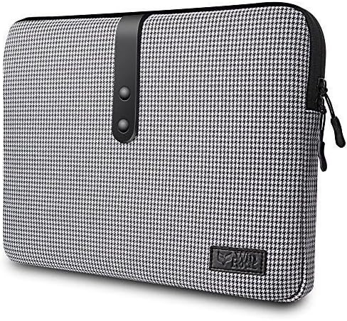 Hasaker Laptop Sleeve Leather Case Bag 14-15.6 Inch Waterproof Shock Resistant for MacBook Pro, MacBook Air, Notebook, Lenovo Dell Acer, Chromebook
