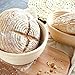 9 Inch Bread Proofing Basket,WERTIOO Banneton Proofing Basket + Dough Scraper + Linen Liner Cloth for Professional & Home Bakers (Sourdough Recipe)