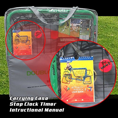 Crazy Catch Upstart 2.0 Double Trouble Sport Rebounder Net