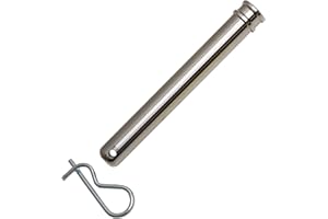GEN-Y Hitch 3/4" Gooseneck Coupler Pin, 5.25" Useable Length with Self-Locking Twist Clip