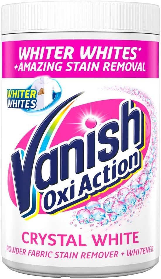 Vanish Oxi Action Laundry Whitener and Stain Remover Powder for Whites 2.1Kg, for Whiter Whites (Packaging May Vary)