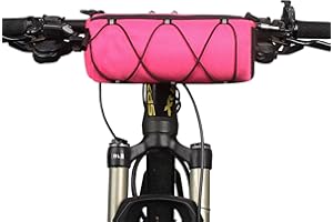 KOSIBATE Bike Handlebar Bag,Bicycle Handlebar bag,Bike Frame Bag with Shoulder Strap,Bicycle Front Bag Fram Storage Roll Bag Mountain Road Bikes Bicycle Accessories, Bike Pouch for Bicycle (