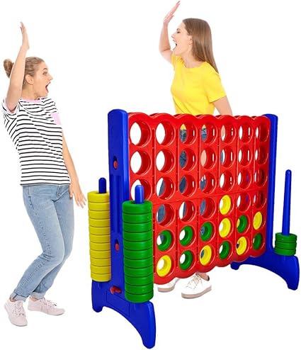 Amazon Com Giant 4 In A Row Connect Game 4 Feet Wide By 3 5