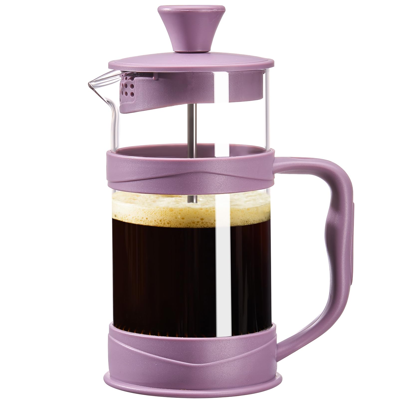 Photo 1 of gegewawa French Press Coffee Maker, Coffee Press of 18/8 Stainless Steel Filter 11.8 OZ, Mini Camping French Press for Travel& Home Gift