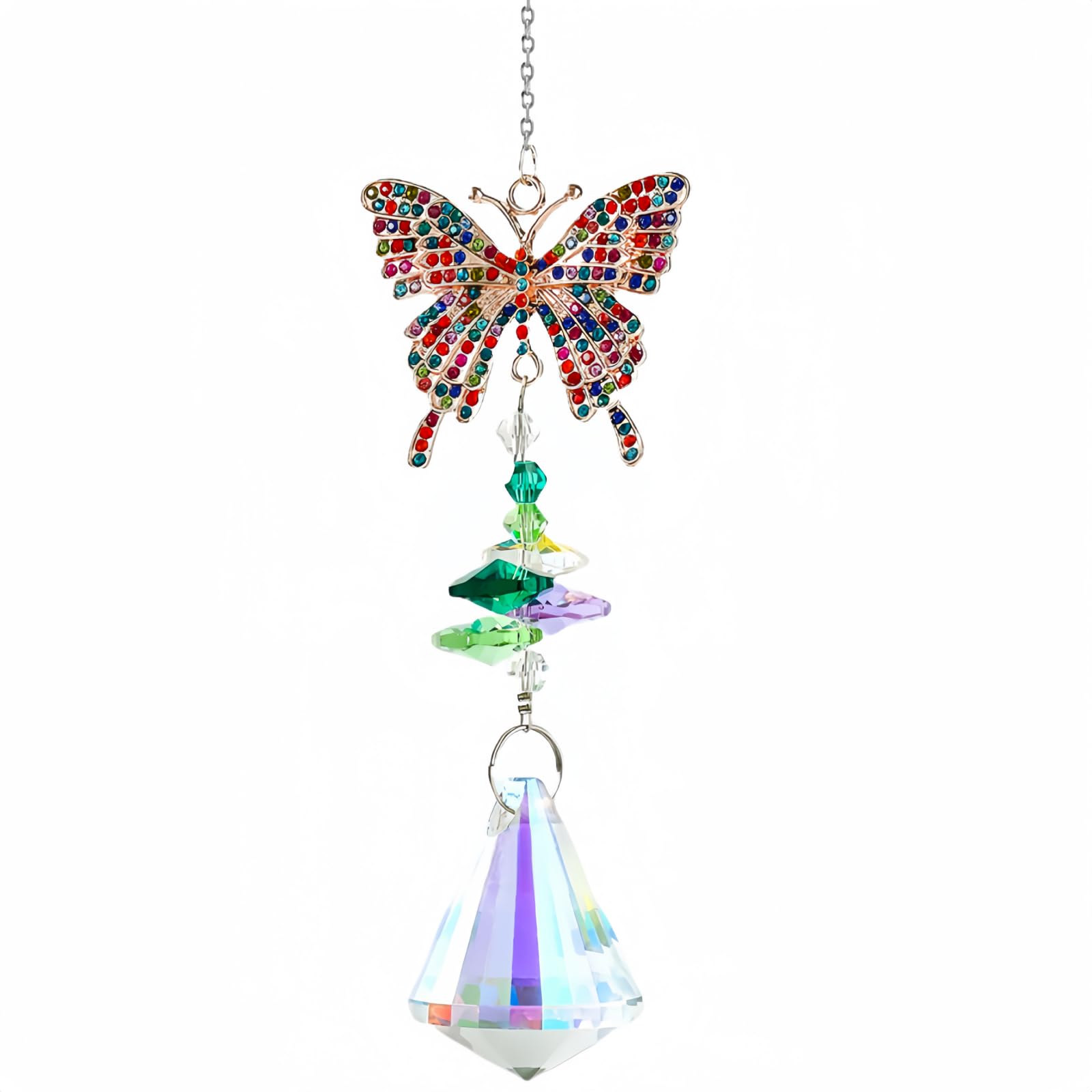 Suncatcher crystals,butterfly decorations hanging crystals for windows,hanging decorations for home,gifts for mum