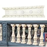 EAIVENY 2PCS 19.68 Inches Precast Baluster Rail