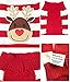 Cute Reindeer Pet Dog Christmas Knitted Sweater Puppy Cat Winter Sweatshirt Clothes Warm Knitwear Hoodies Red & White