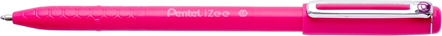 Pentel iZee BX460 Ballpoint Pen Set of 4 with Refills Assorted Colours/Casing Colour Equivalent to Writing Colour/Cap with Metal Clip/Stroke Width 0.5 mm = Ball Diameter 1.0 mm - Image 4
