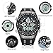 Watch Mens Outdoor Military Sports Digital Large Face Watch, Waterproof Multifunction with Calendar Chronograph Window Watch for Men