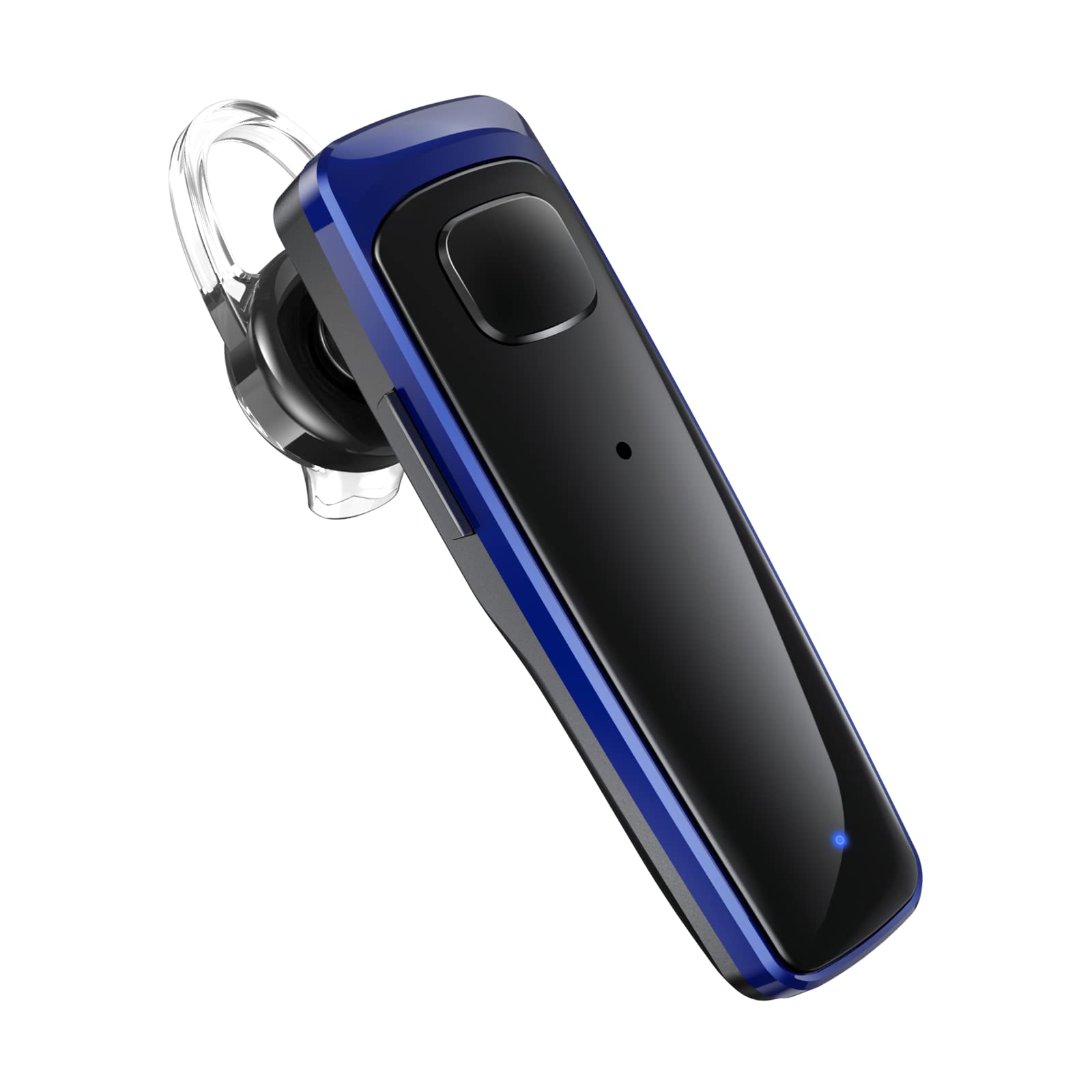 ADADPU Bluetooth Headset - V5.0 Wireless Handsfree Earpiece Built-in Dual Mic Noise Cancelling, 10 Days Standby 16Hrs HD Talktime Ultralight Headset for iPhone Android Samsung Laptop(Blue)