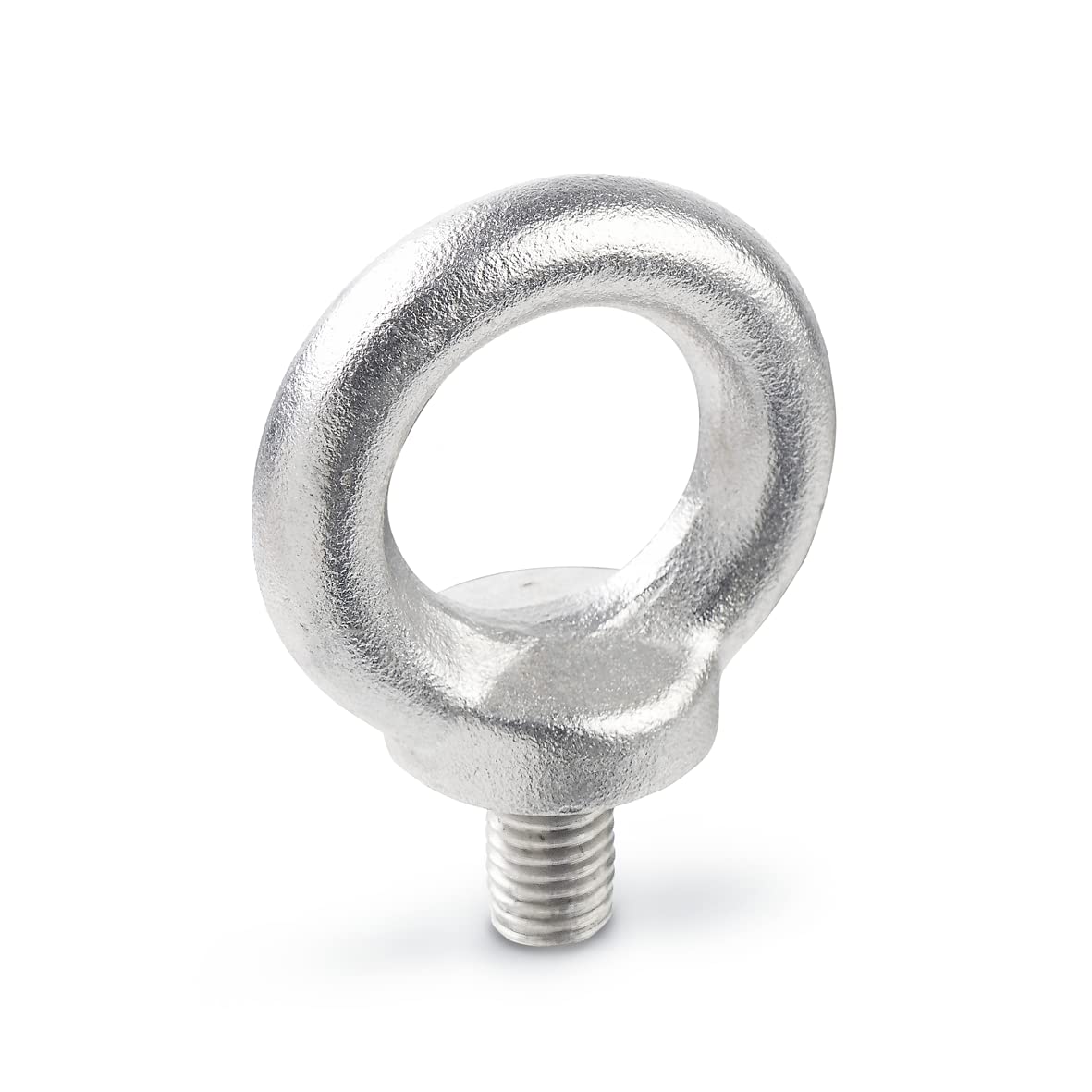Ganter Normelemente DIN 580-M16-NI Stainless Steel Eye Bolt, Silver, Thread M16