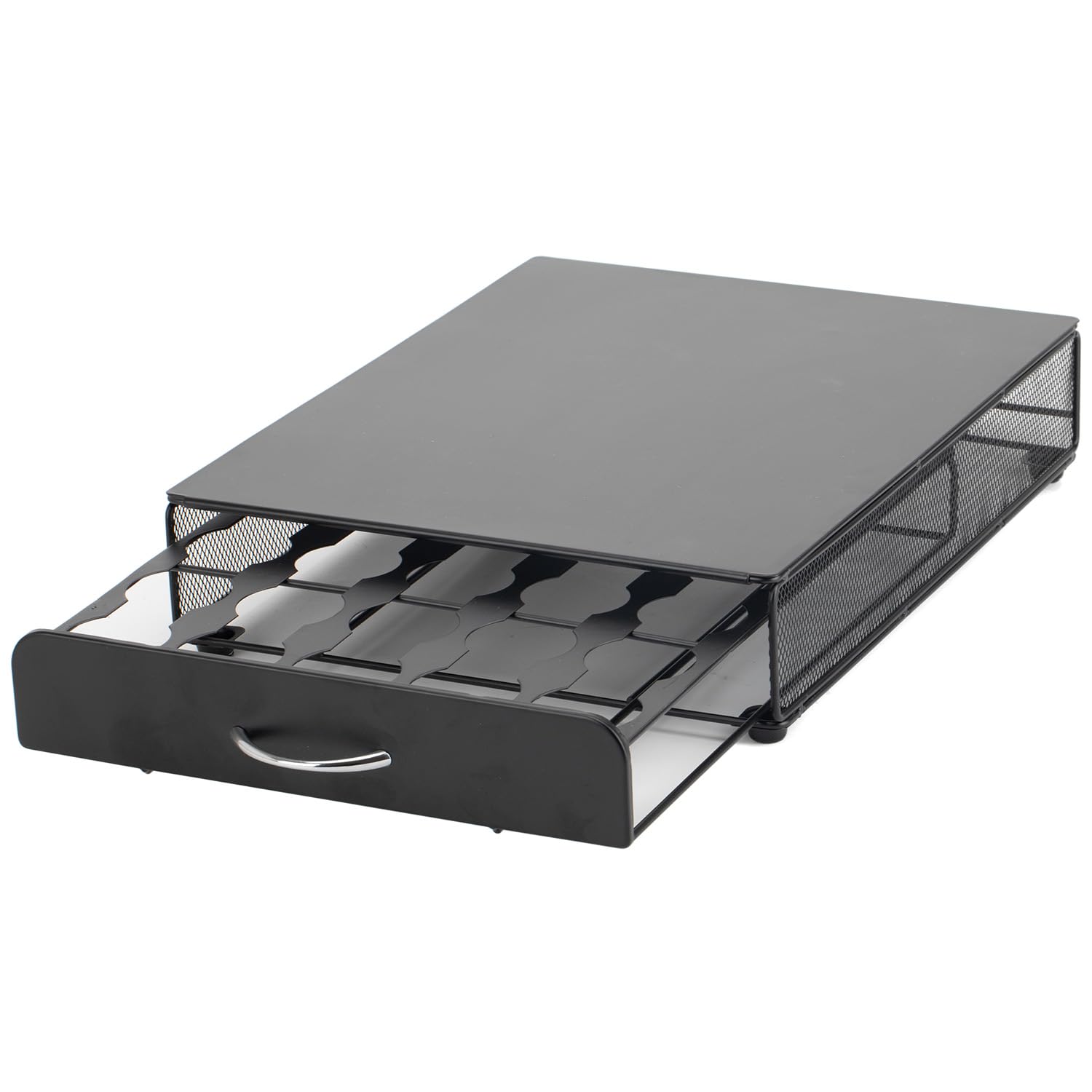HiveNets Coffee Pods Holder Compatible with Dolce Gusto Cafe Capsules Storage Metal Drawer Can Hold 35 Pcs