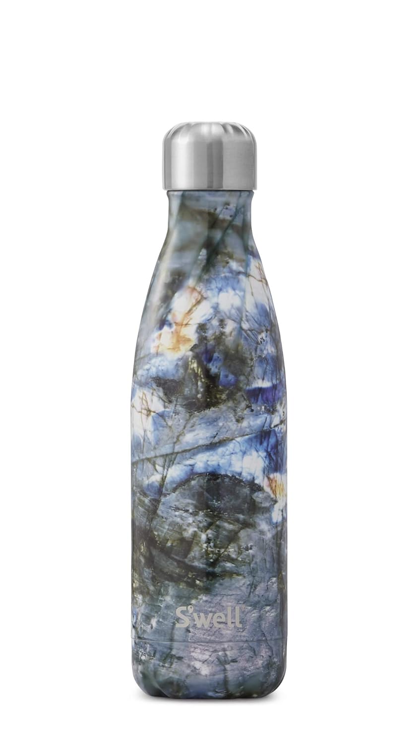 S'well Vacuum Insulated Stainless Steel Water Bottle, 17 oz, Labradorite