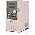 MOLLOM VFD 1.5KW 2HP 5.1A 220V Single or Three Phase Input to 3 Phase 0-3000 Hz Output Variable Frequency Drive Control Inverter for Spindle Motor CNC Speed Control