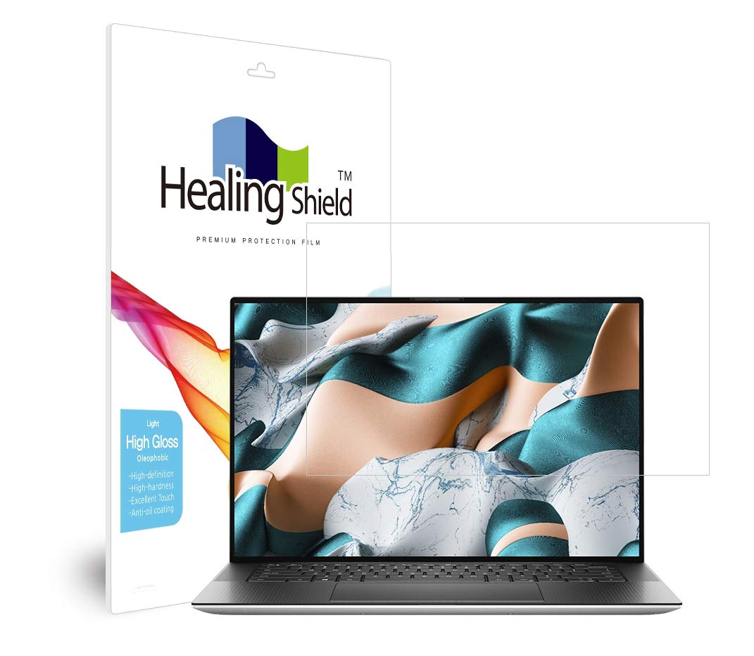 Screen Protector for Dell XPS 15 9500 Non-Touch screen, Light Oleophobic Coating Screen Protector Clear LCD Guard Healing Shield Light Film