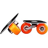 JINCAO Orange Roller Road Drift Skates Plate Anti-Slip Board Aluminum | with PU Wheels with ABEC-7 608 Bearings Portable