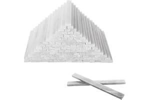 ZOFORTY 200Pcs Flat Soapstone Pen Welding White Soapstone Refills Soap Stones Chalk Soapstone Pencil for Welders Marking Tools and Markers Removable Markings on Steel Cast Iron