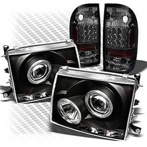 Amazon.com: Xtune for 1997-2000 Toyota Tacoma Black ... 1997 toyota tacoma headlight wiring 