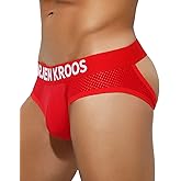 Arjen Kroos Men's Jockstrap Underwear Breathable Mesh Jock Straps Cotton Athletic Supporter