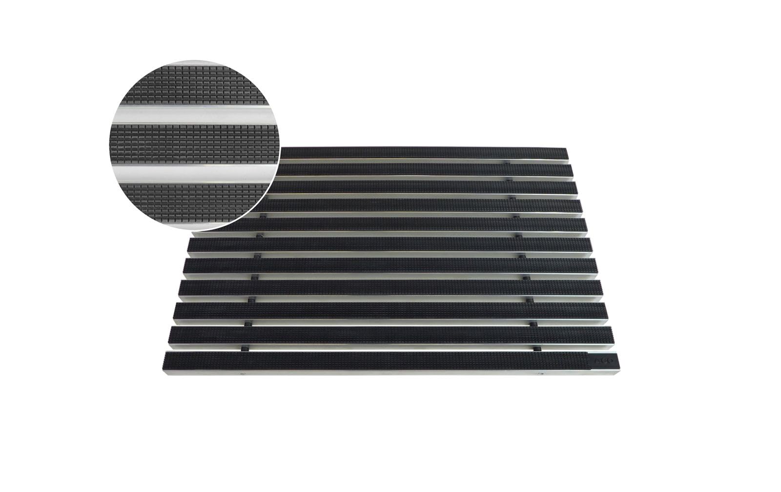ACO Self Vario Shoe Scraper Rubber Black 60 cm x 40 cm (W x H)