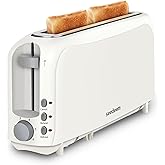 SEEDEEM 2 Slice Slim Toaster, Single 10" Long Slot Toaster Fits Bagels & Artisan Bread, 6 Shade Settings, Cancel/Reheat/Defro