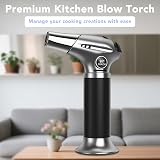 Sondiko S901 Kitchen Blow Torch Refillable with Safety Lock Adjustable Flame view 5